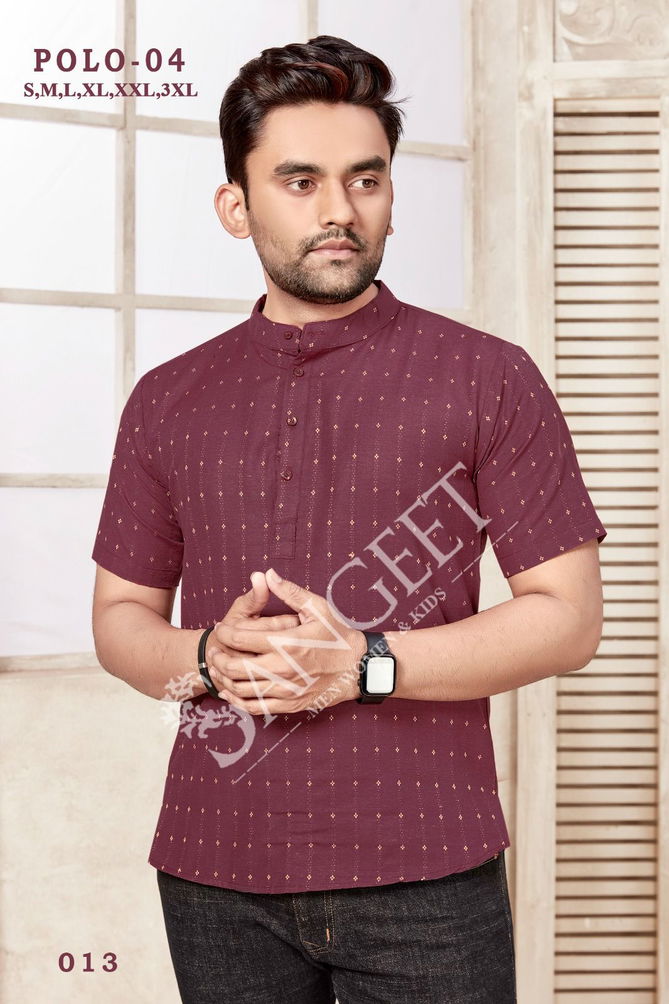 Sangeet Polo 4 Rayon T Shirt Mens Catalog
